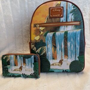 Loungefly Disney Lion King Can You Feel the Love Tonight Mini Backpack Wallet